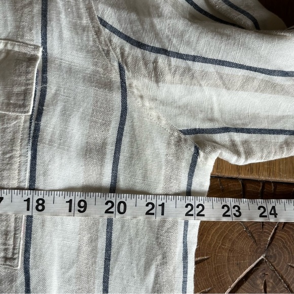 Rails Rowen lightweight linen striped jacket SZ Large - Picture 9 of 10